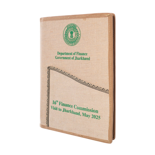 Jute File Folder with front pocket | CTFF0003