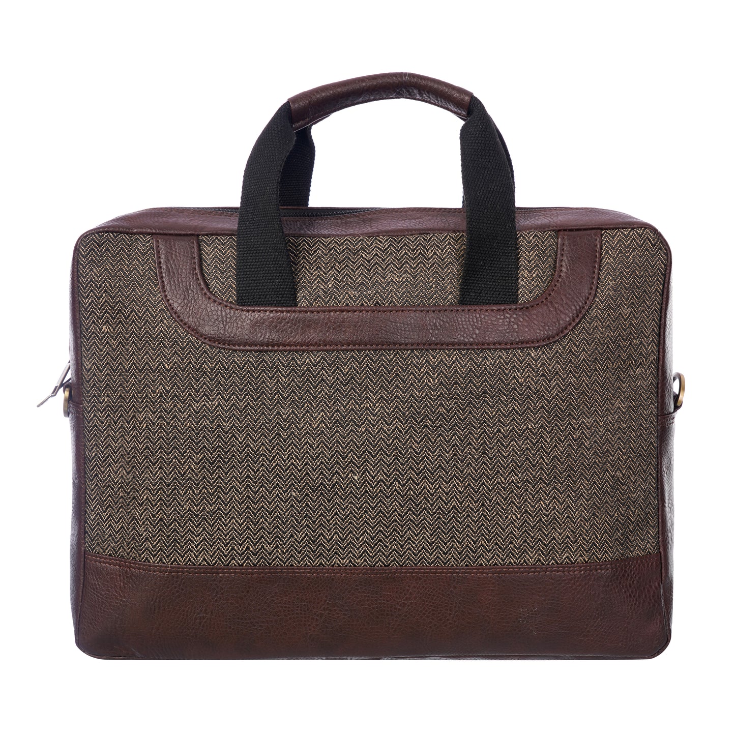 Handmade Designer Premium Jute Laptop Bag with antique fitting | CTLB0001