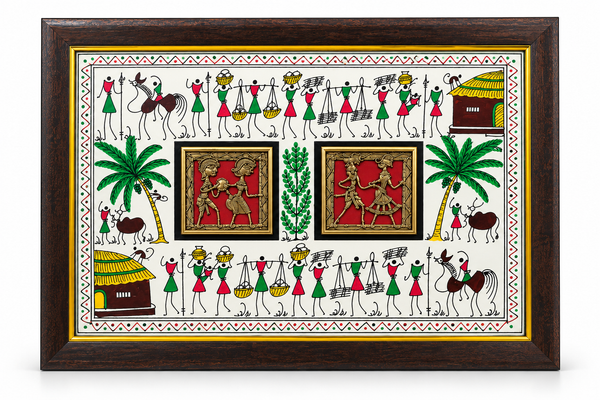 Two Figure X 2 Square Jali Frame