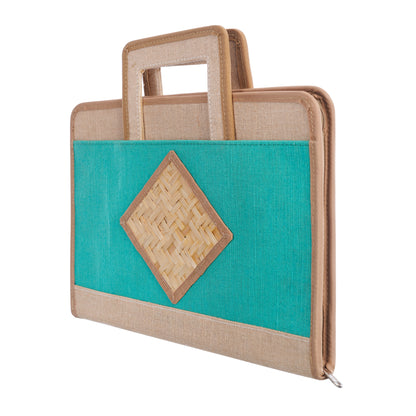 Fine Jute With Braided Carpet Seminar Bag