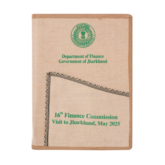 Jute File Folder with front pocket | CTFF0003