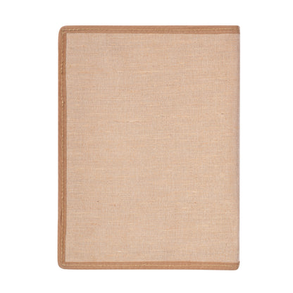 Jute File Folder with front pocket