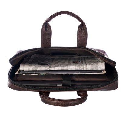 Handmade Jute Laptop Bag with Sohrai Painting