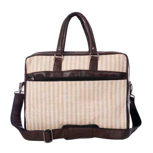 Handmade Designer Premium Jute Laptop Bag | CTLB0004