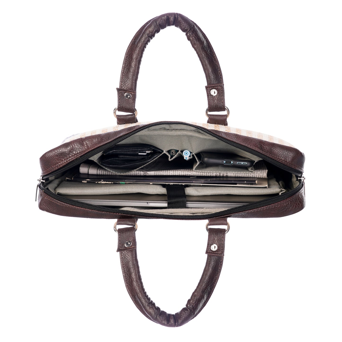 Handmade Designer Premium Jute Laptop Bag | CTLB0004