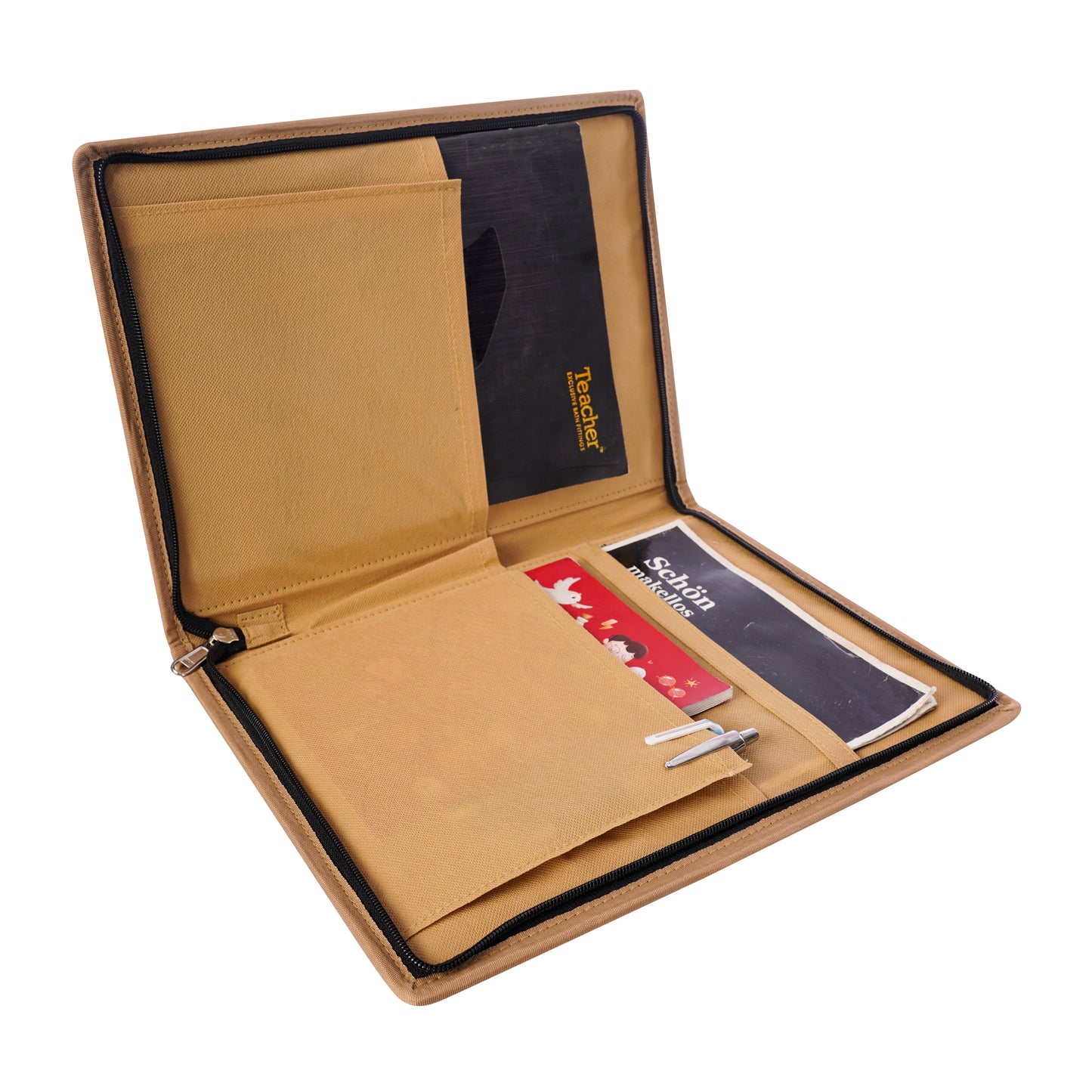 Jute File Folder Natural Blue | CTFF0006