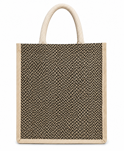 Designer Jute Shopping Bag