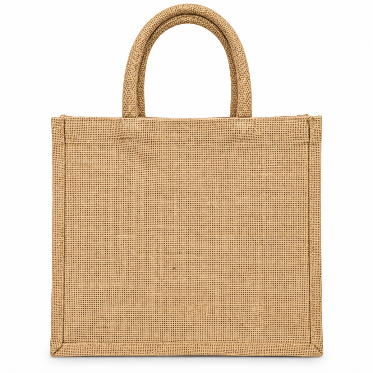 Jute Bag – 12"×12"X 7" (Without Chain)
