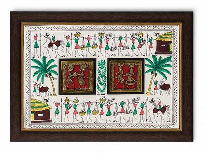 Two Figure X 2 Square Jali Frame