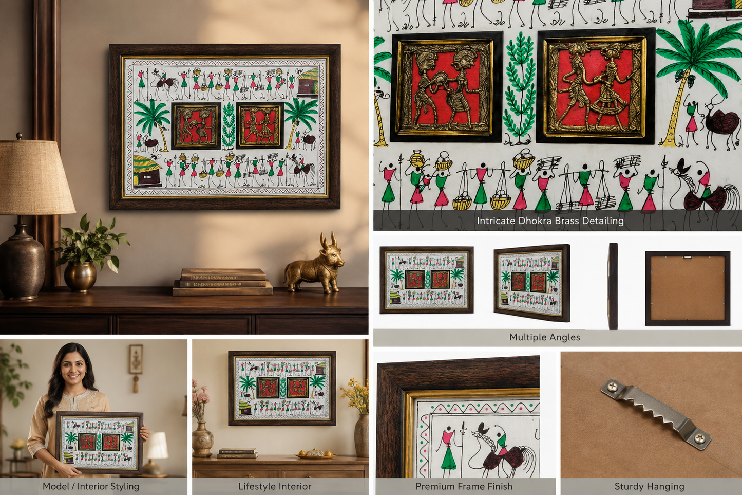 Two Figure X 2 Square Jali Frame