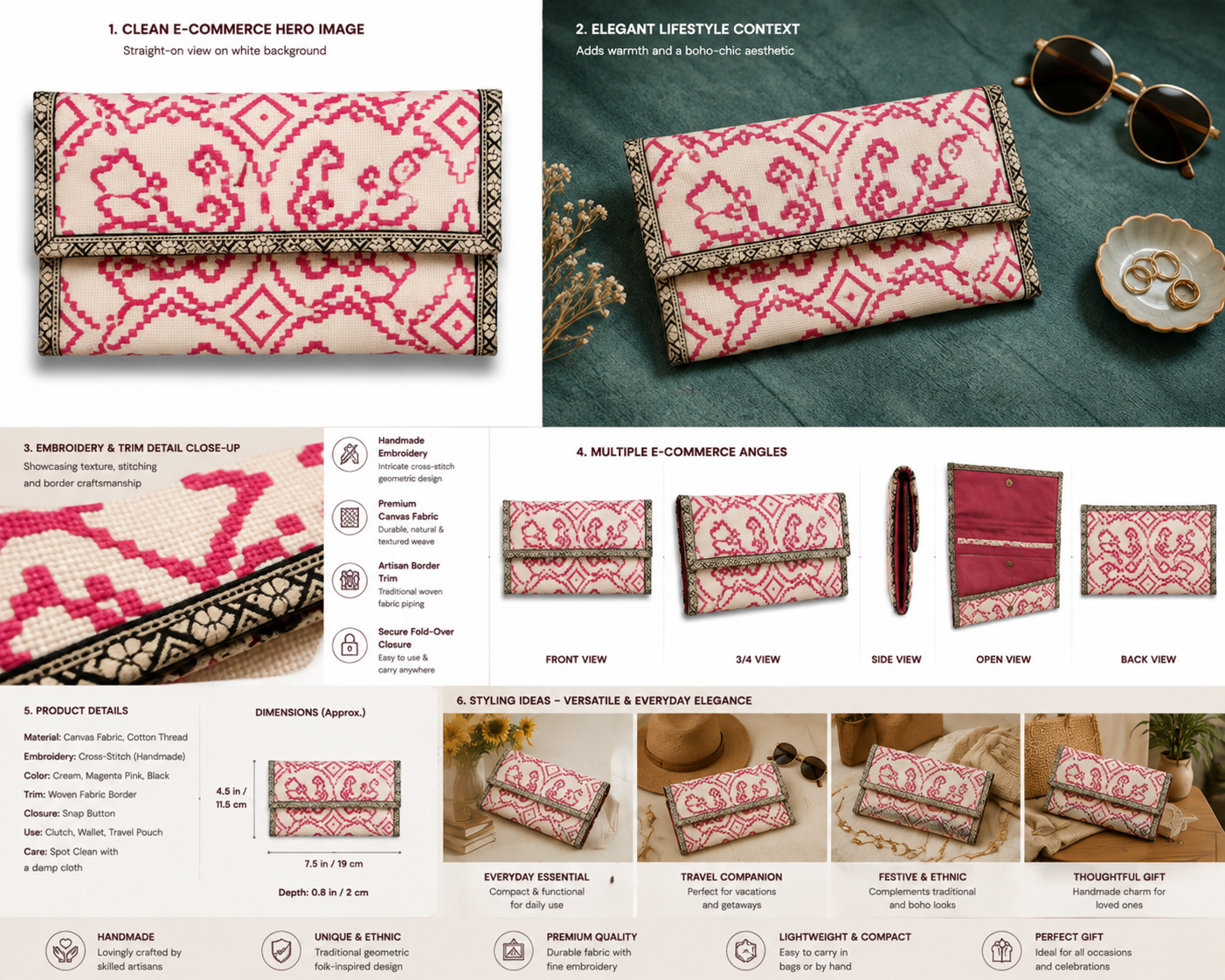 Jute Ladies Wallet
