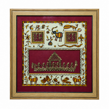 MULTIPLE DHOKRA WITH SOHRAI PAINTING