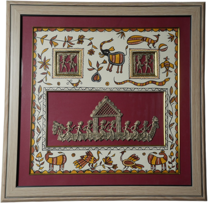 MULTIPLE DHOKRA WITH SOHRAI PAINTING