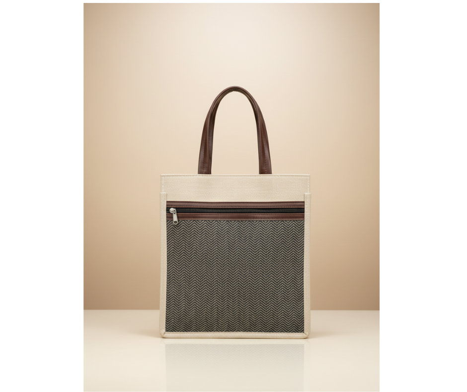 Sophisticated Jute Carry Bag