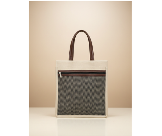 Sophisticated Jute Carry Bag