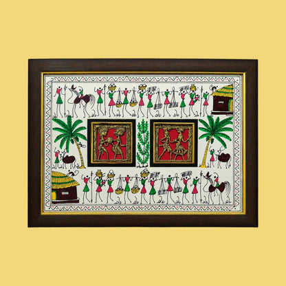 Two Figure X 2 Square Jali Frame