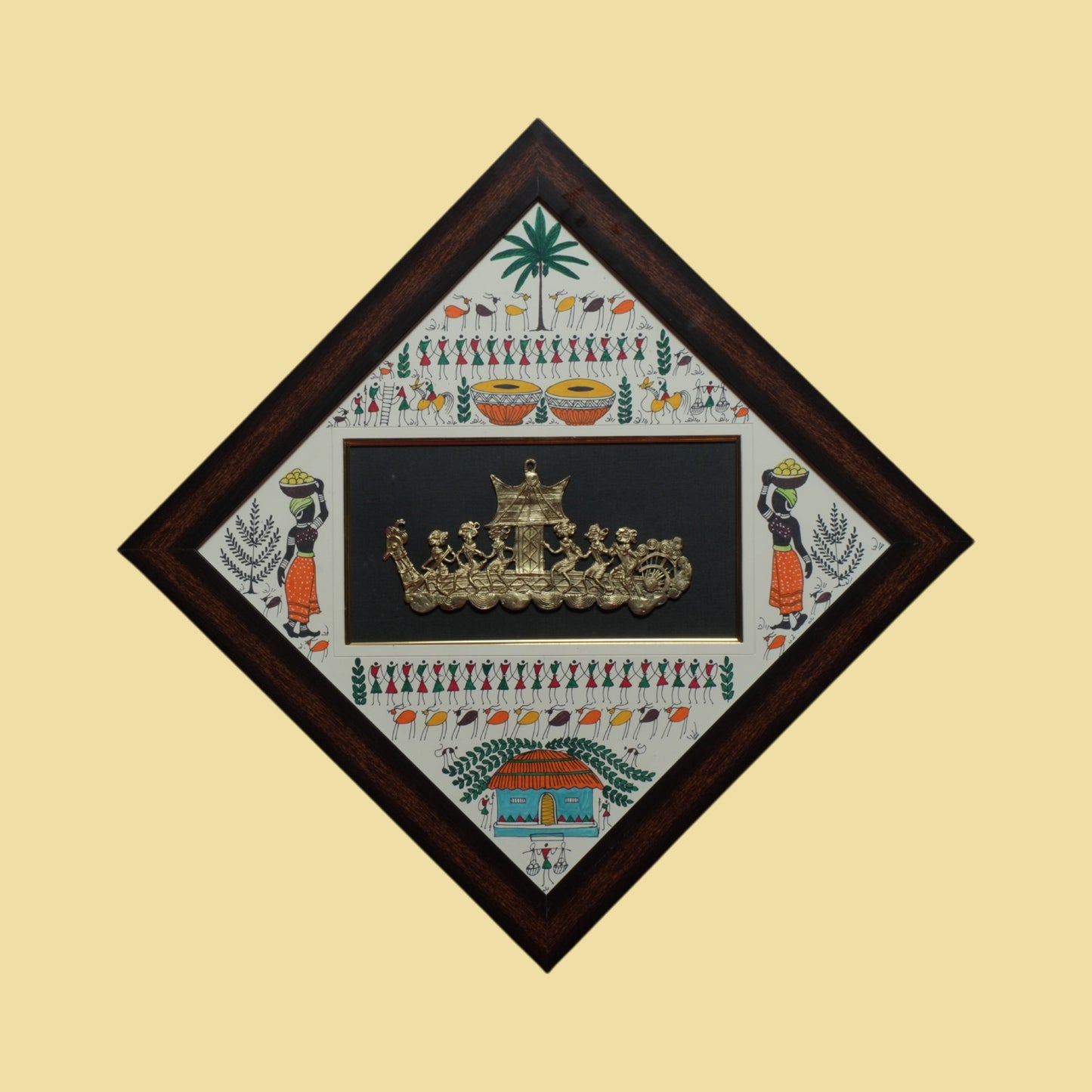 DHOKRA LONG BOOT WITH WARLI PAINTING