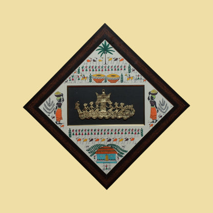 DHOKRA LONG BOOT WITH WARLI PAINTING